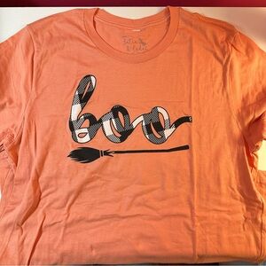 Orange boo Halloween Tee